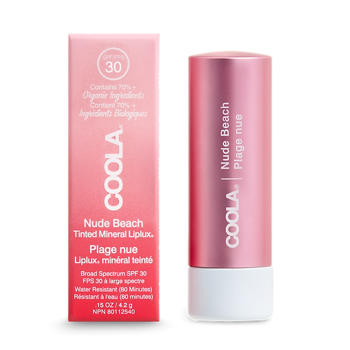 Baume à lèvres teinté biologique Mineral Liplux® avec protection solaire FPS 30
